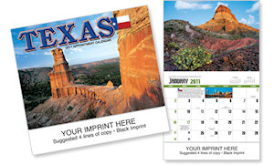 Promotional Wall Calendars: Texas Wall Calendars